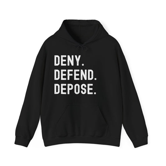 Deny. Defend. Dispose Pullover Hoodie